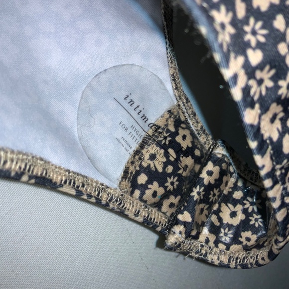 Free People Talk Back Bodysuit Sz S halter floral new with tags - Picture 4 of 6